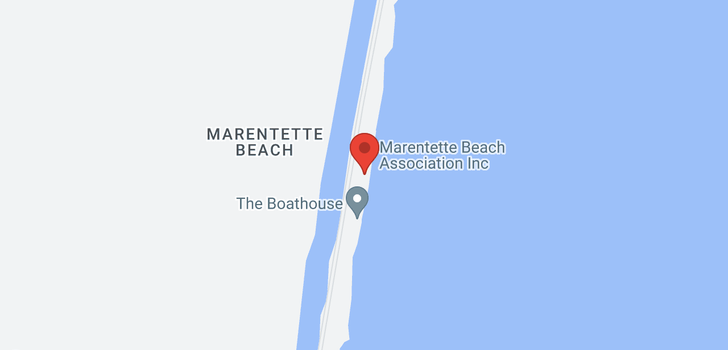 map of 43 MARENTETTE BEACH